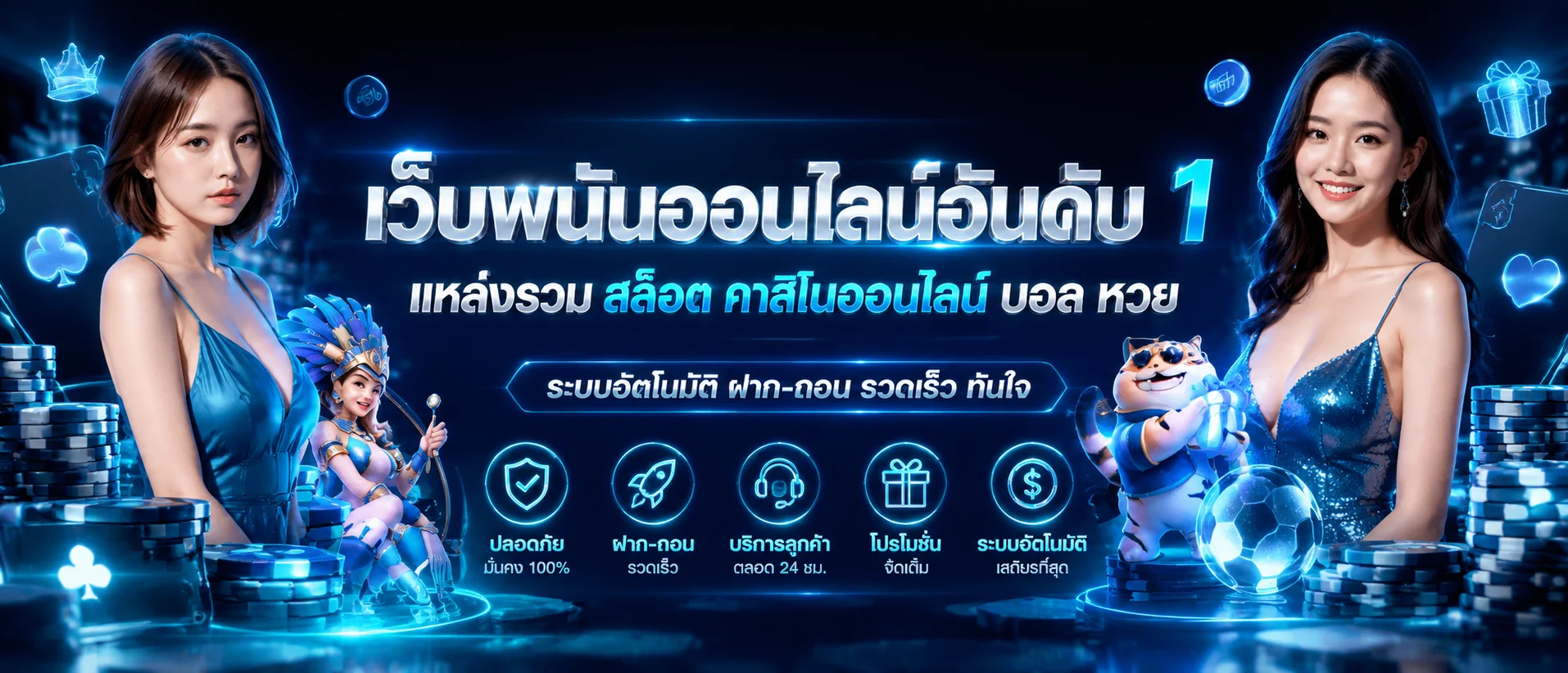 แบนเนอร์ ES653 ทางเข้าเว็บตรงโทนส้มทอง